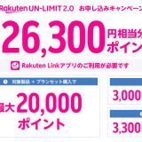 楽天アンリミットキャンペーン